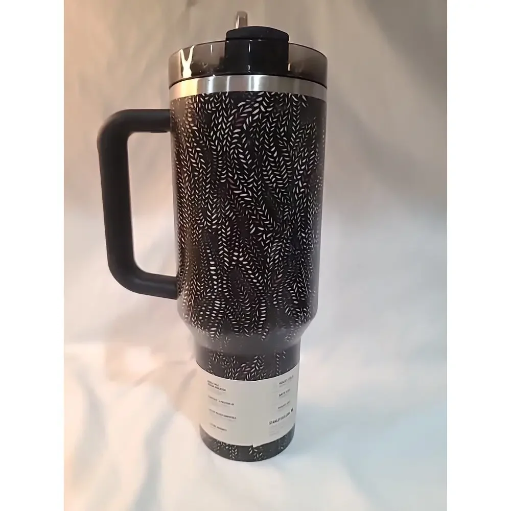 Stanley x CALIA Black Serpent 40 oz. Quencher H2.0 FlowState Tumbler $50 MSRP - Picture 2 of 3